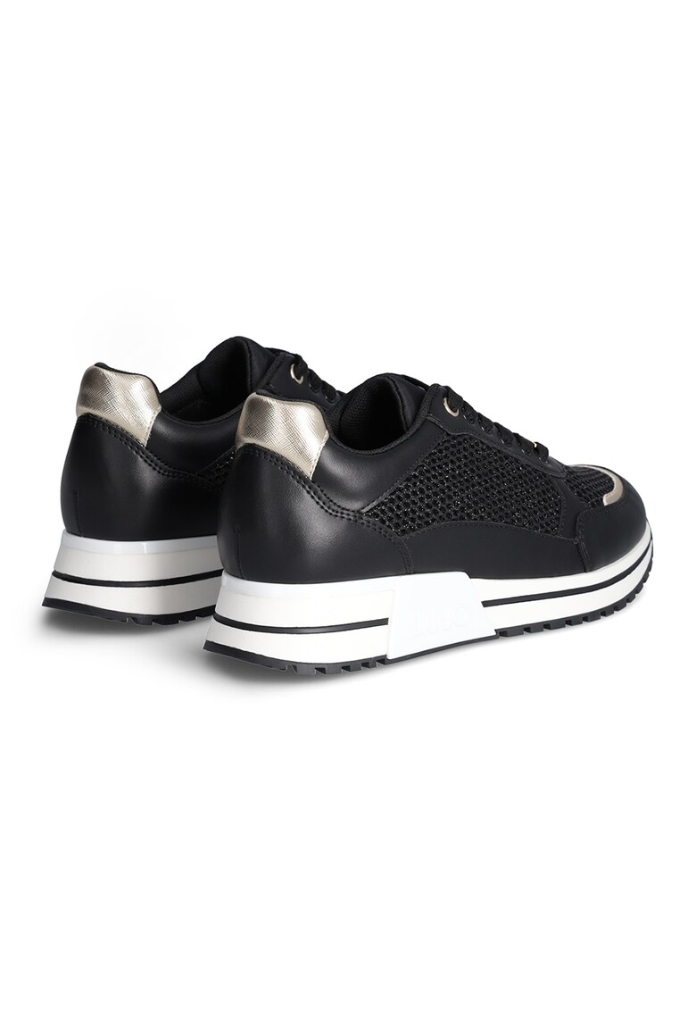 Pantofi sport cu insertii din piele Johanna