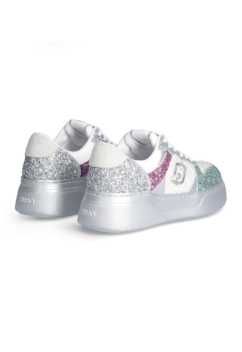 Pantofi sport cu aspect stralucitor Tami