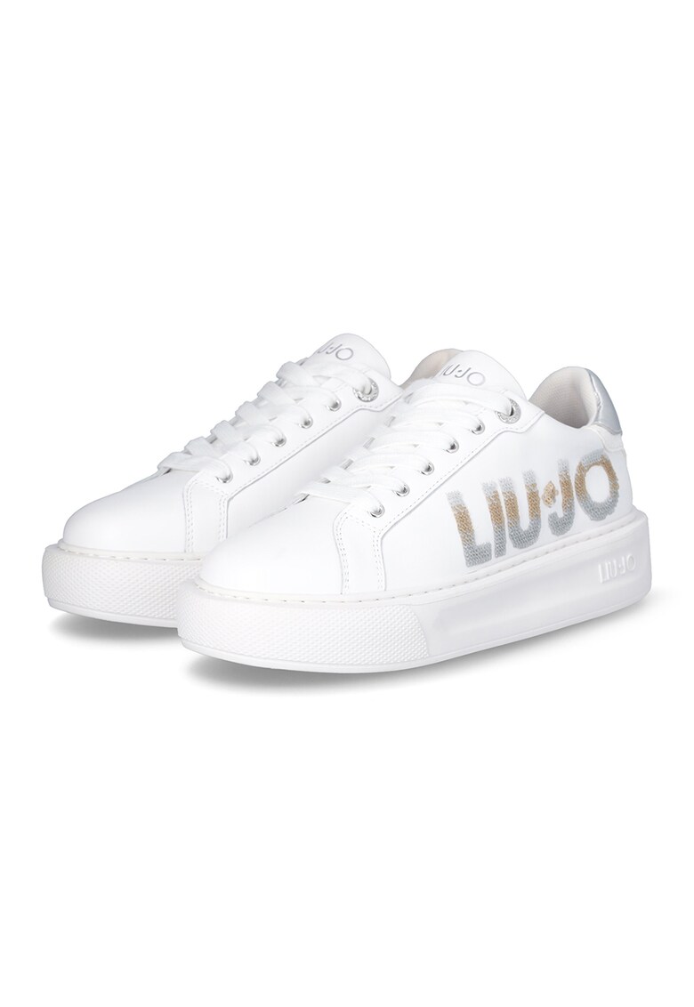 Pantofi sport de piele cu paiete Kylie