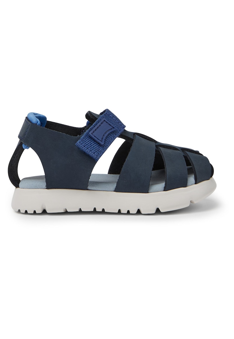 Sandale fisherman de piele Oruga 737 - Bleumarin