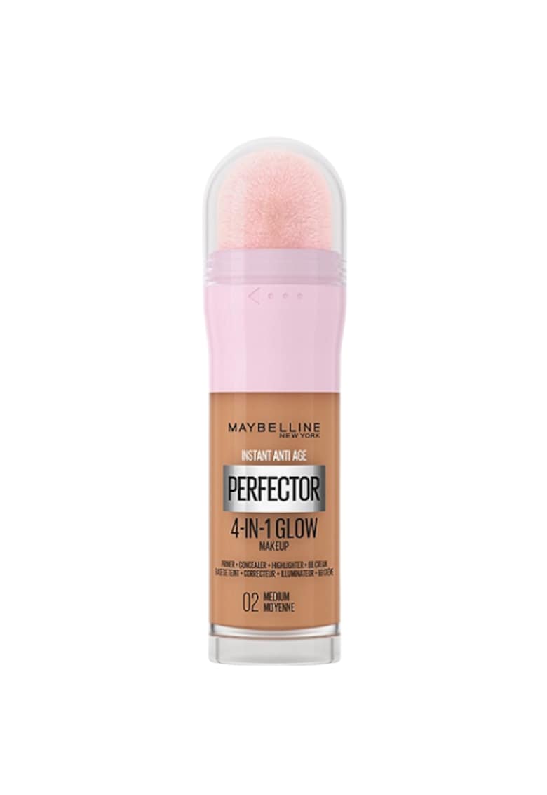 Machiaj iluminator Maybelline New York Instant Anti Age Perfector 4-in-1 - baza - corector - iluminator - bb cream - nuanta 02 Medium - 20 ml