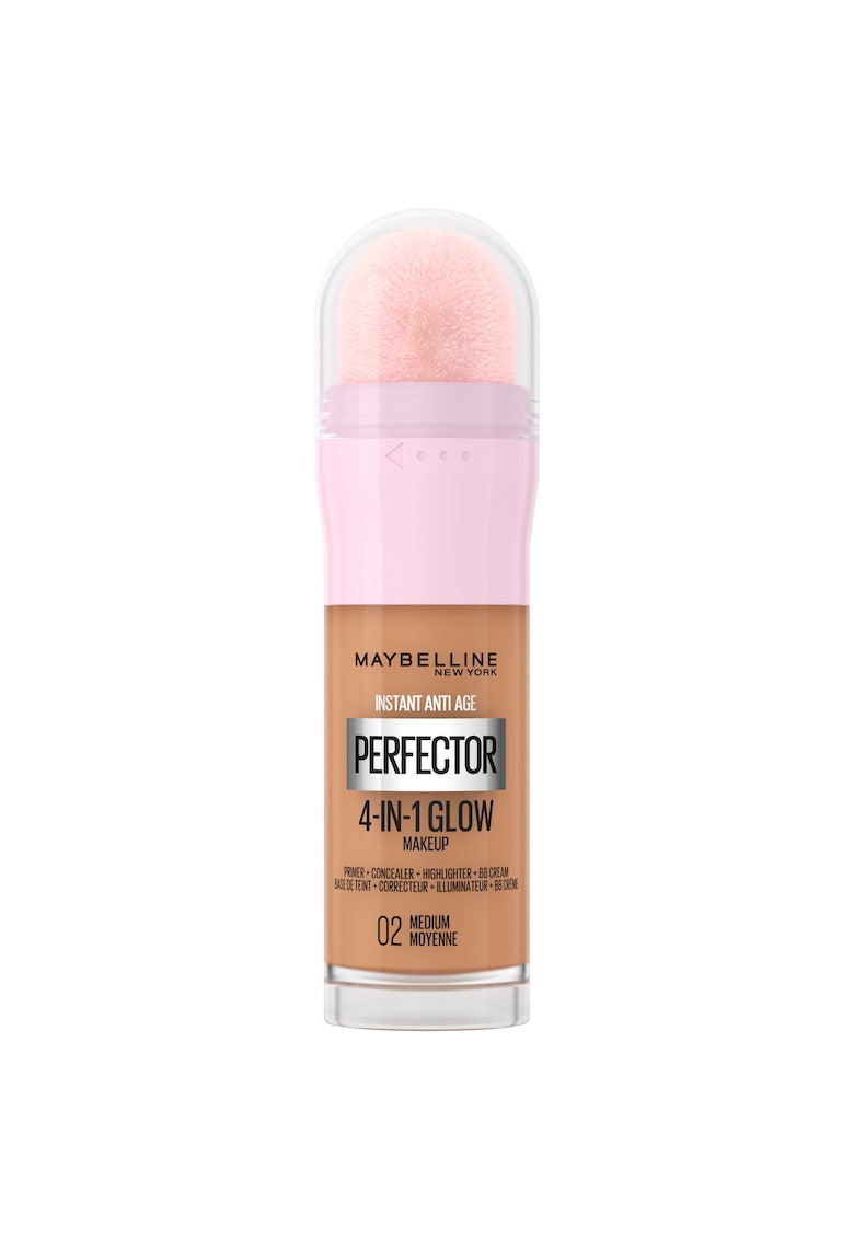 Machiaj iluminator Maybelline New York Instant Anti Age Perfector 4-in-1 - baza - corector - iluminator - bb cream - nuanta 02 Medium - 20 ml