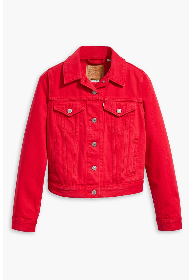 Jacheta din denim cu buzunare pe piept The Original