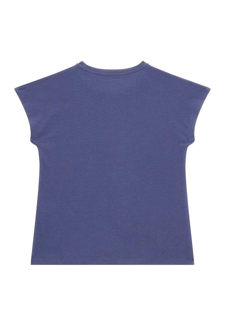 Tricou din amestec de bumbac cu logo