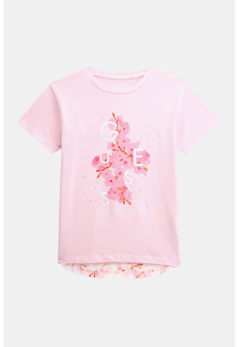 Tricou cu imprimeu cu flori de cires