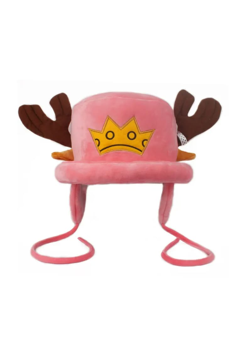 Caciula pentru adolescenti - model tip palarie haioasa - accesorizata cu cornite si prindere reglabila - tematica anime king - 15 – 18 ani - EFAYN