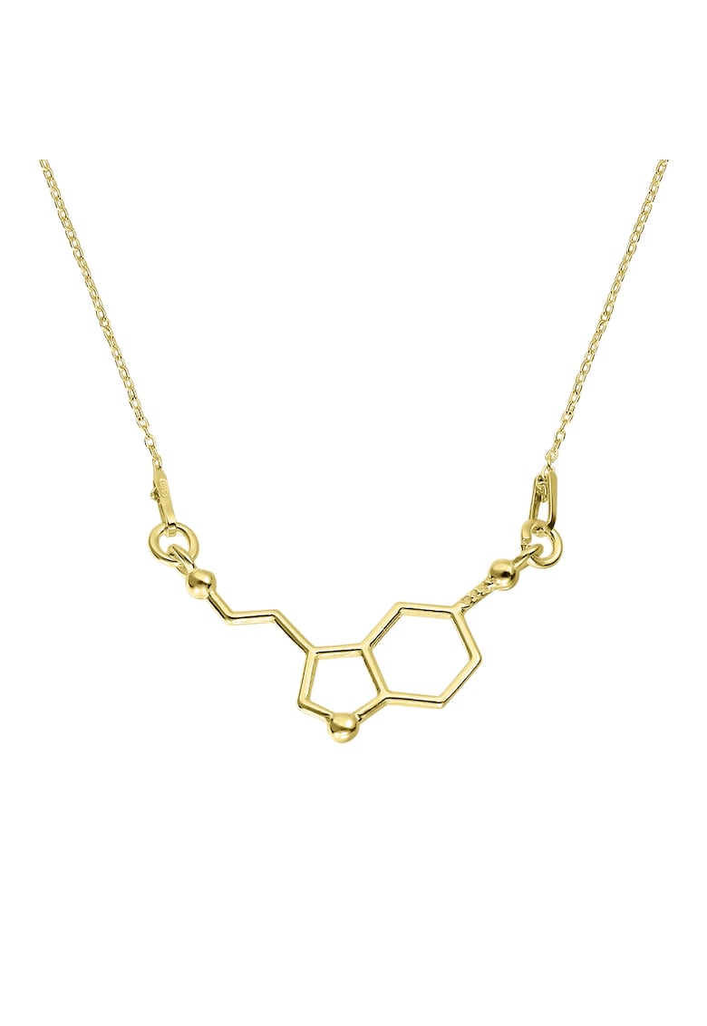 Colier Argint 925 cu pandantiv - Molecula de serotonina