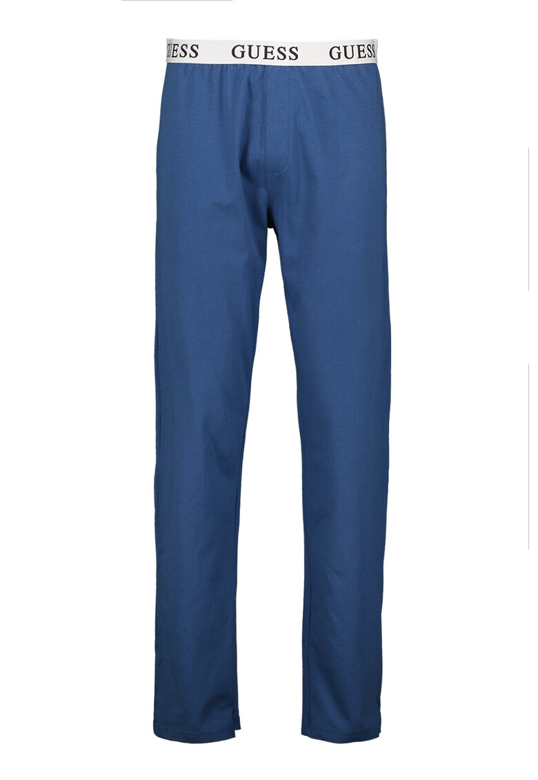Pijama din bumbac cu fenta cu nasturi