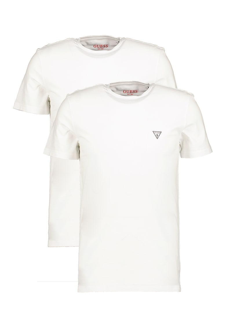 Set de tricouri de casa cu decolteu la baza gatului - 2 piese