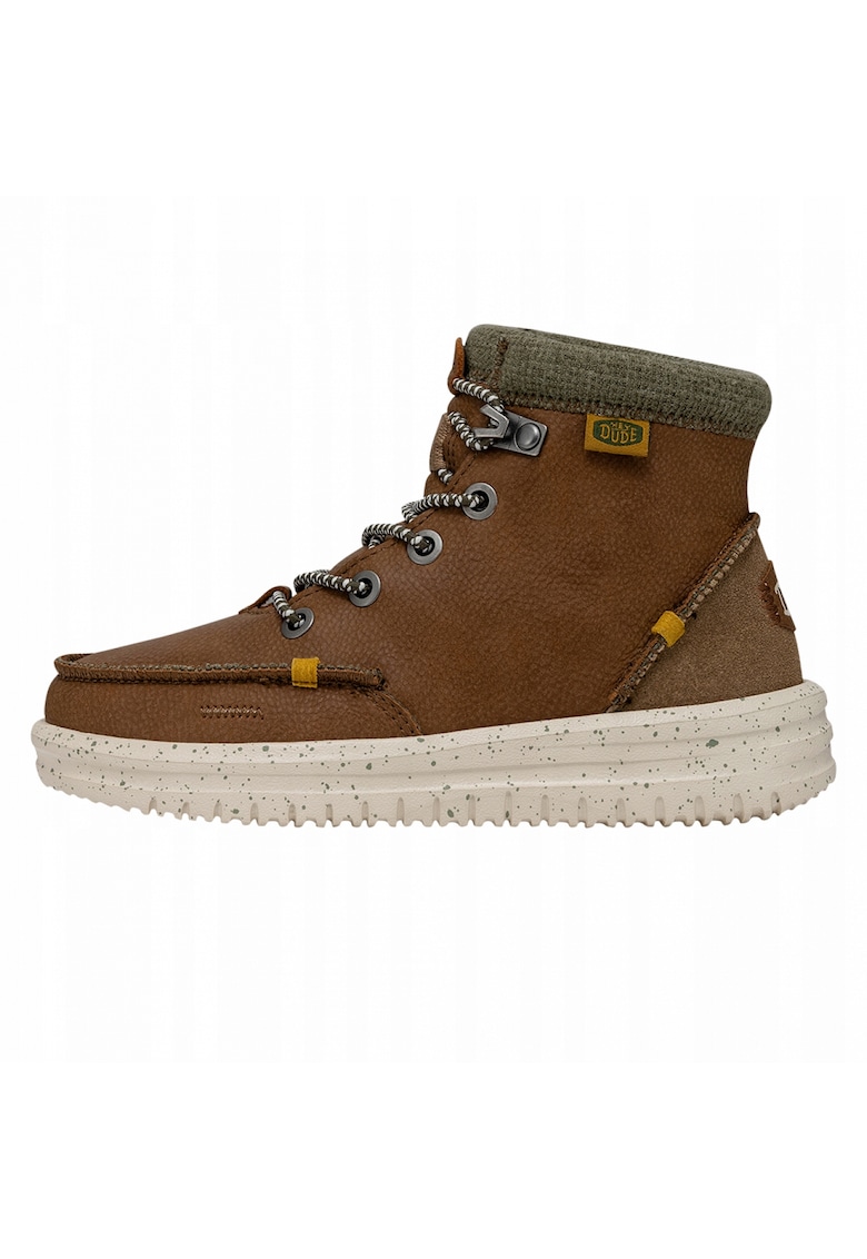 Cizme de iarna din piele pentru Copii - Bradley Boot Leather - Maro