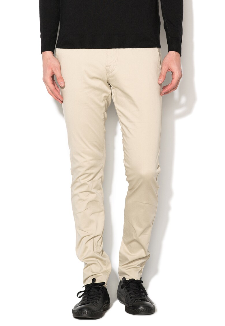 Pantaloni super skinny bej