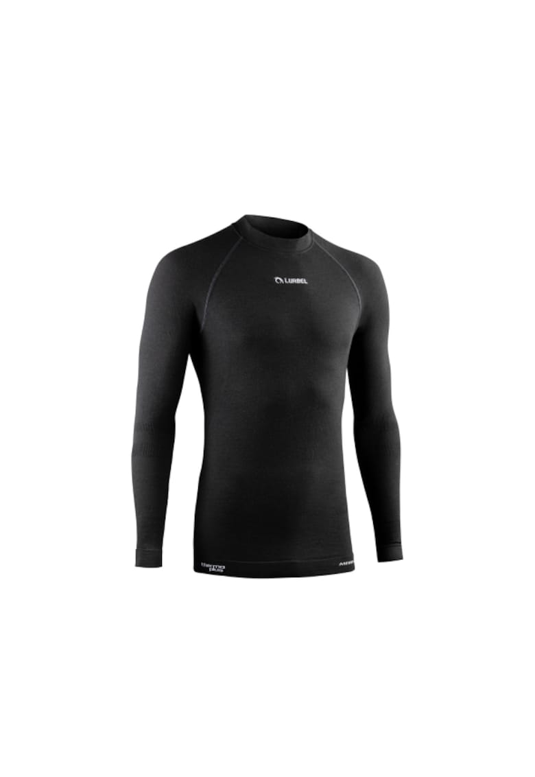 Tricou termic cu maneca lunga barbati - Merino - negru