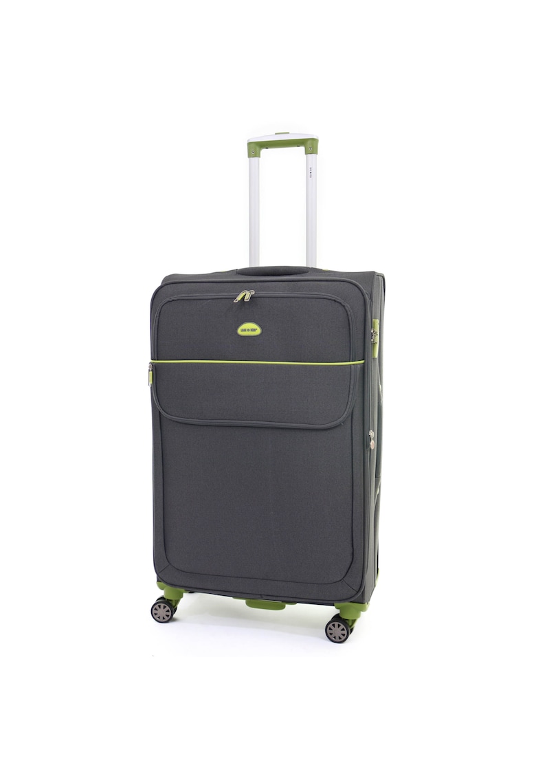 Troler Superlight - 78X47x29 cm - 3.6 kg - extensibil 30% - gri / verde