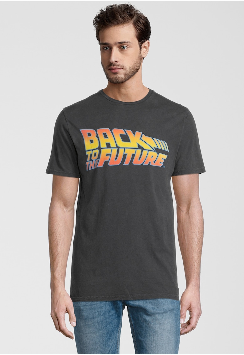 Tricou cu imprimeu back to the future