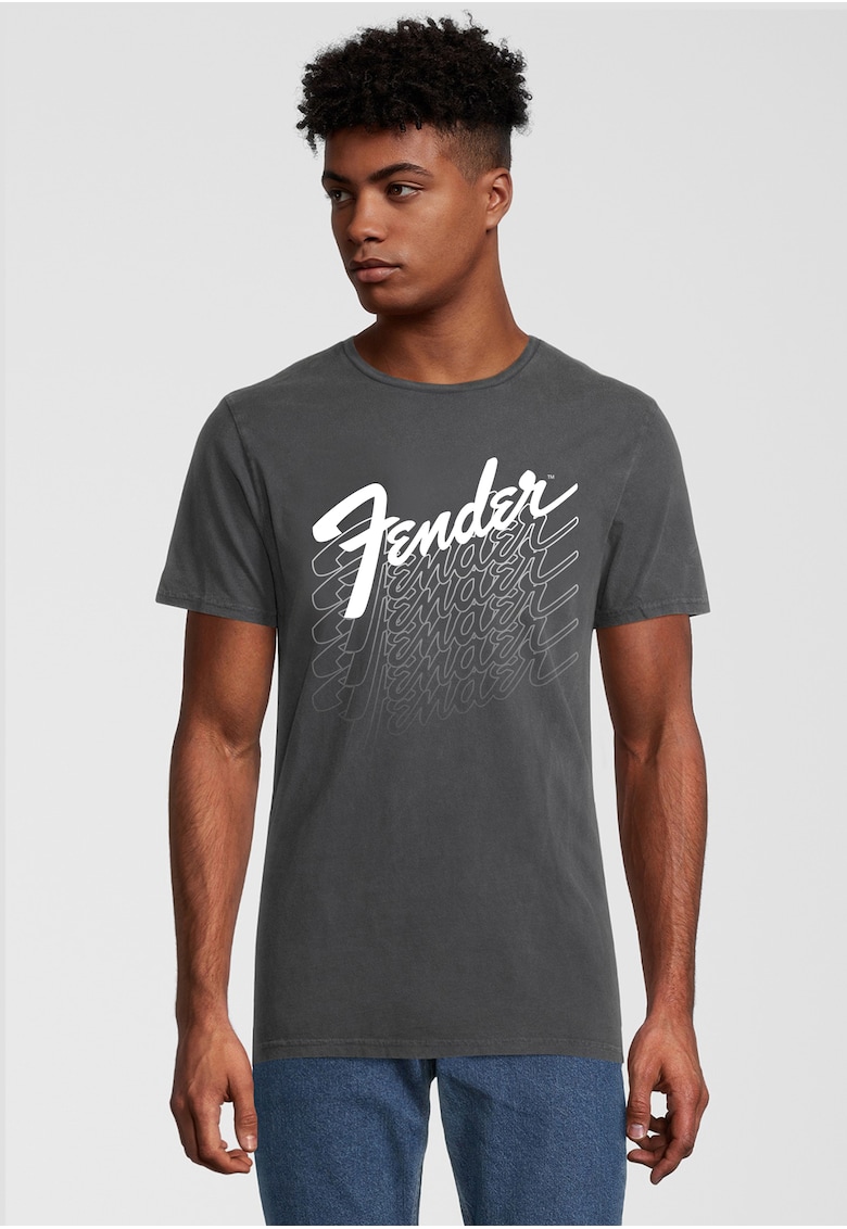 Tricou de bumbac Fender Logo Repeat Fade 2099