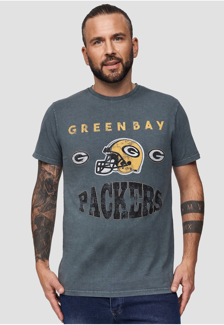 Tricou din bumbac cu imprimeu NFL Green Bay Packers 3291