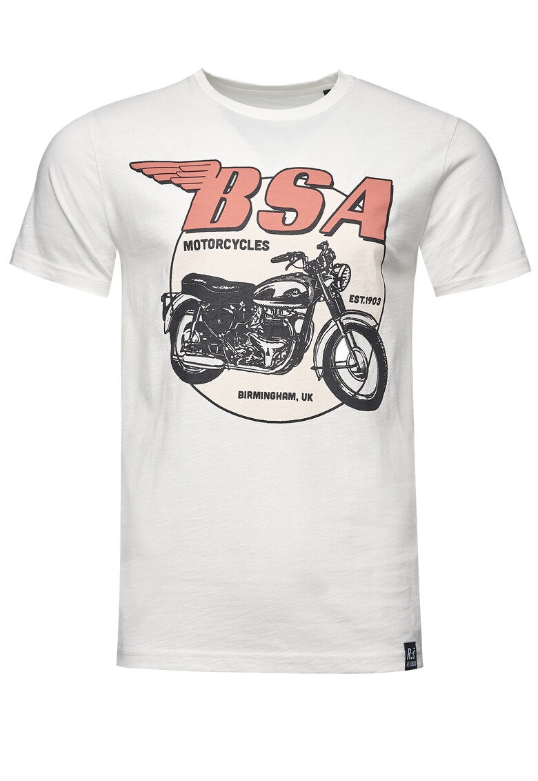 Tricou cu imprimeu grafic BSA Birmingham Motorcycles 3309