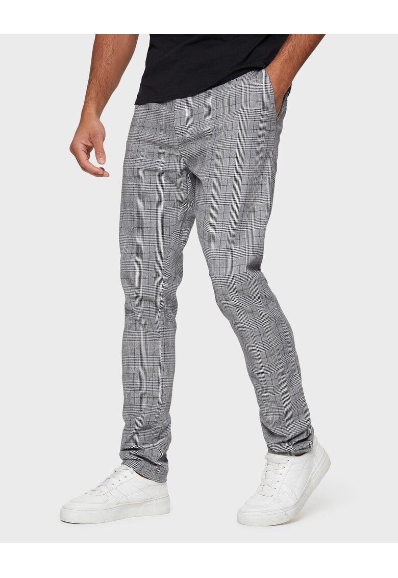 Pantaloni chino in carouri THB LUXE Jay 3707