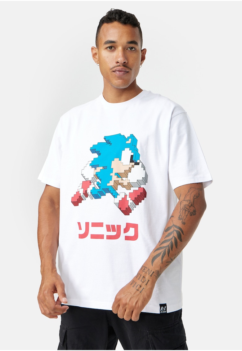 Tricou lejer cu imprimeu grafic Sega Arcade 4483