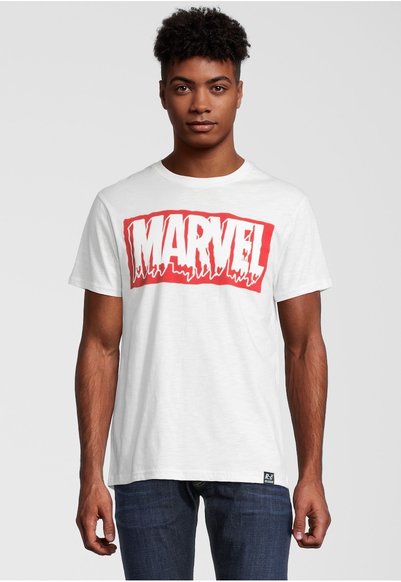 Tricou cu decolteu la baza gatului Marvel Slime Logo Vintage 4703