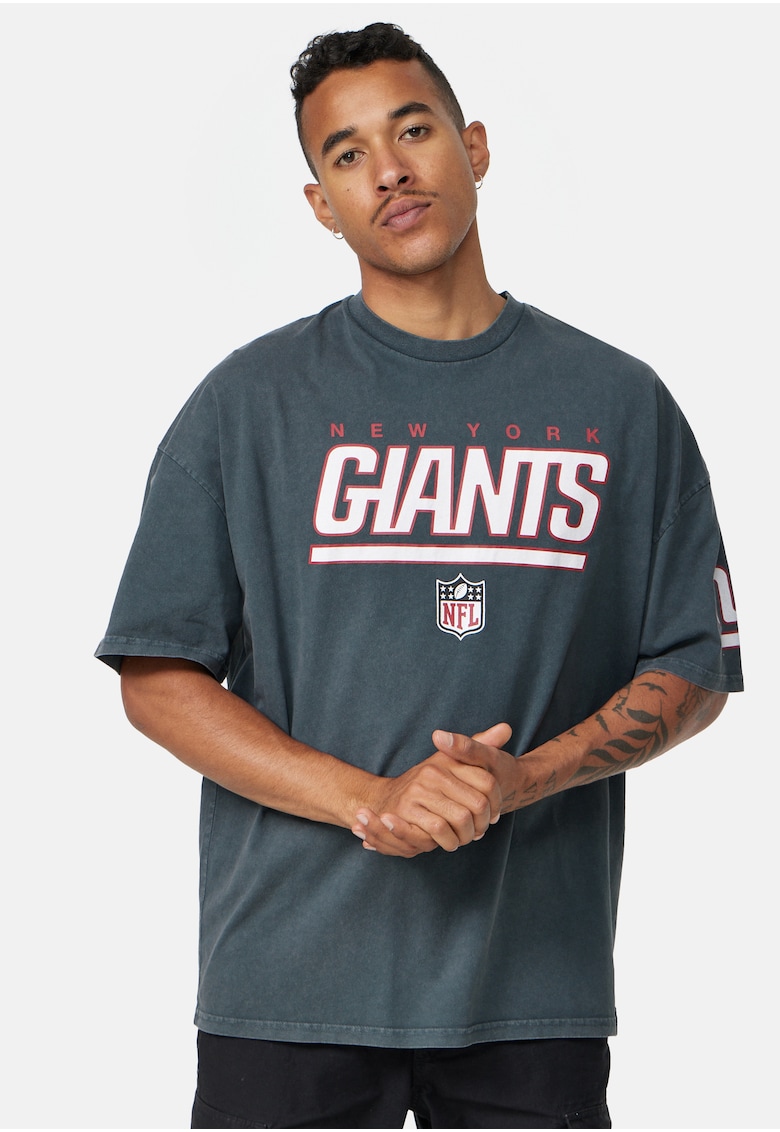 Tricou de bumbac organic supradimensionat NFL New York Giants 5209