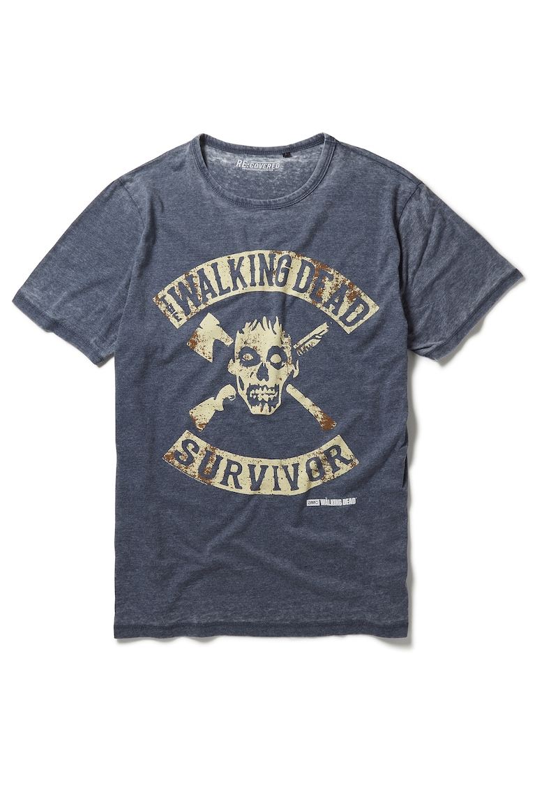 Tricou cu imprimeu grafic The Walking Dead Surviour 5369