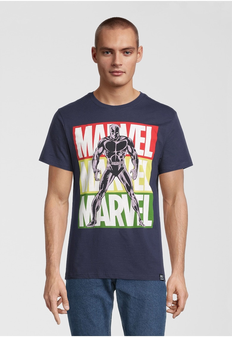 Tricou cu model grafic Marvel Black Panther Pop Art 5399