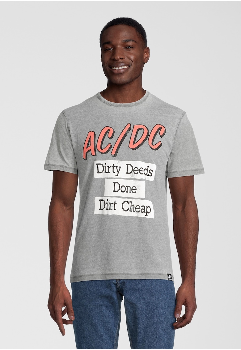 Tricou cu imprimeu ac/dc dirty deeds done cheap 5495