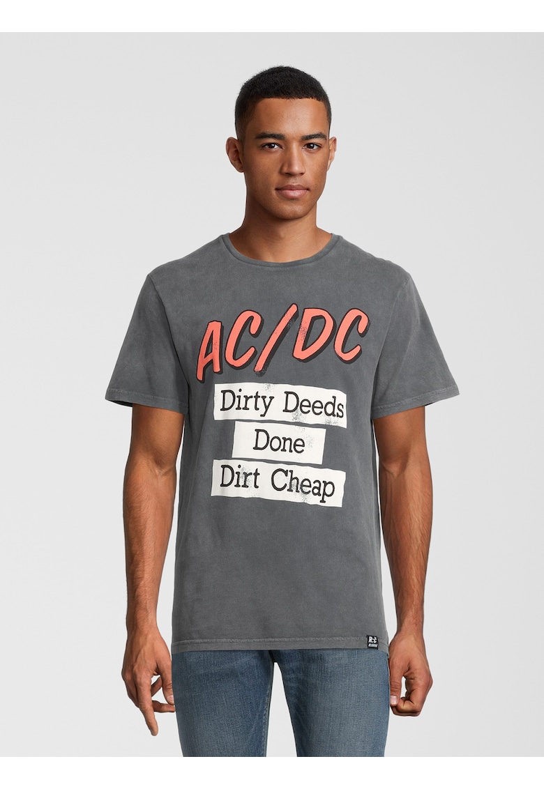 Tricou cu imprimeu ACDC Dirty Deeds Done Cheap 5497