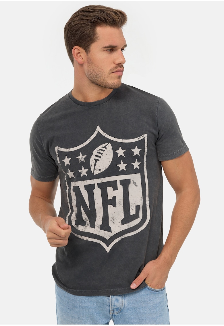 Tricou unisex din bumbac organic NFL Vintage Shield 6279