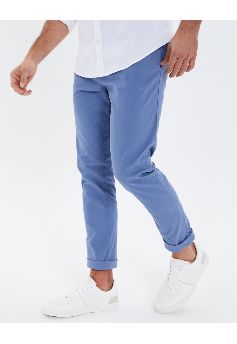 Pantaloni chino din amestec de bumbac thb marley 7099