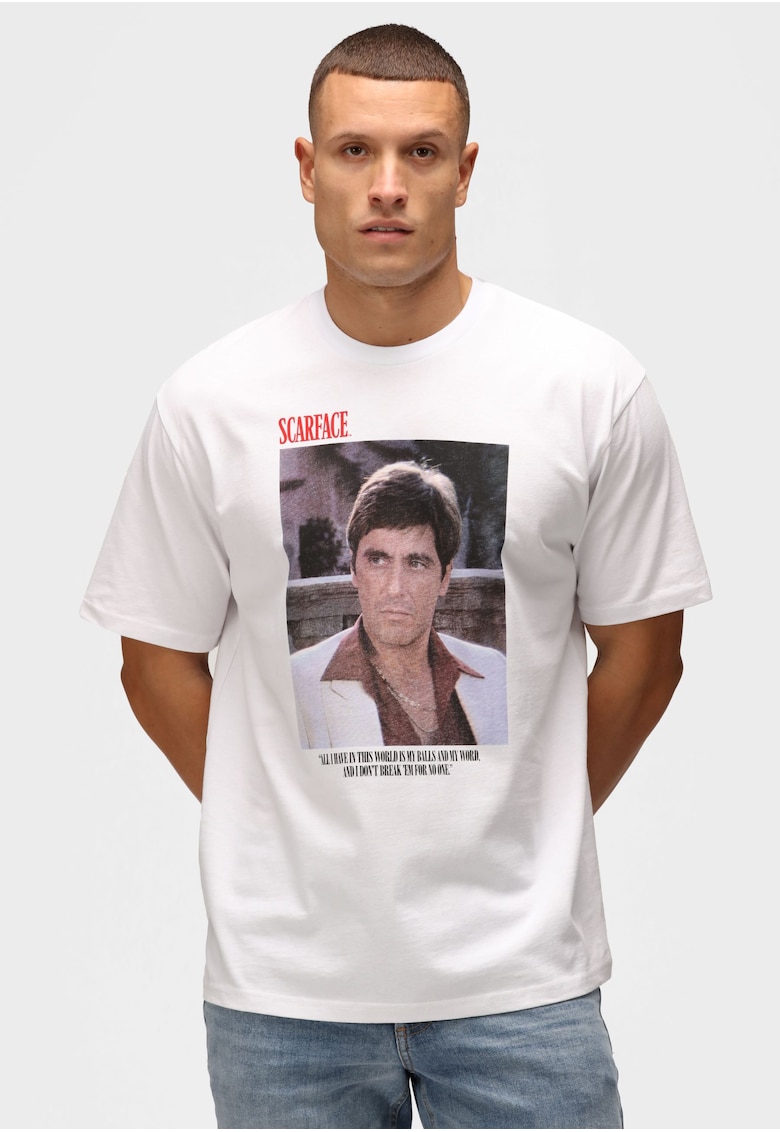 Tricou din bumbac Scarface 'All I have in this world' 7695