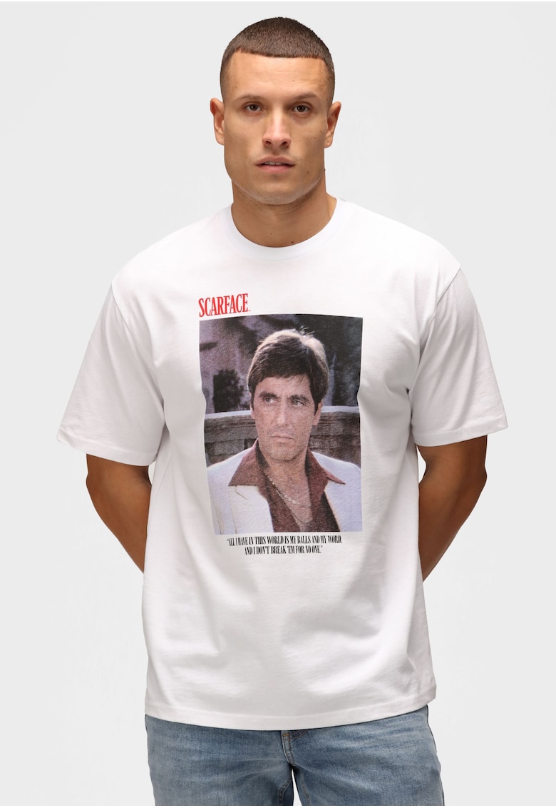 Tricou din bumbac scarface 'all i have in this world' 7695