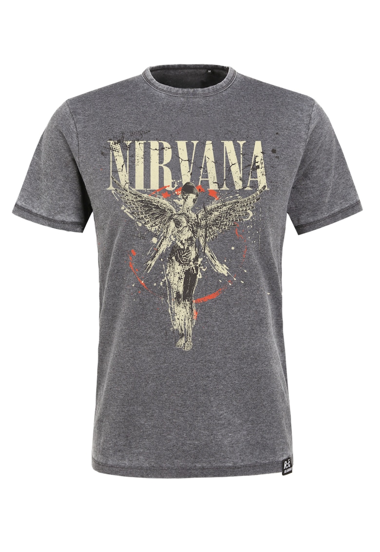 Tricou unisex cu imprimeu Nirvana