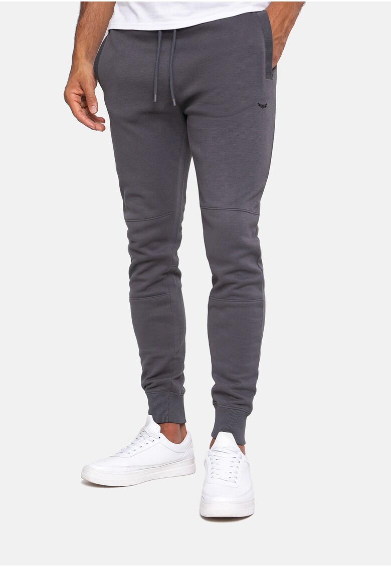 Pantaloni slim fit de trening din material pique Jogpant 8391