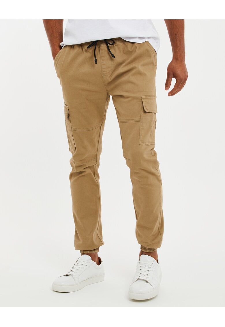 Pantaloni cargo slim fit de trening Bloomfield 8415