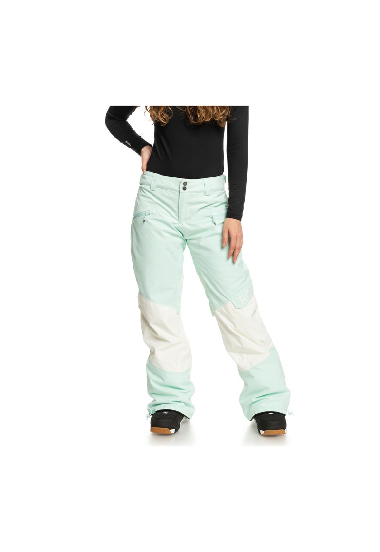 Pantaloni de schi pentru femei - Poliester - Verde - 68874