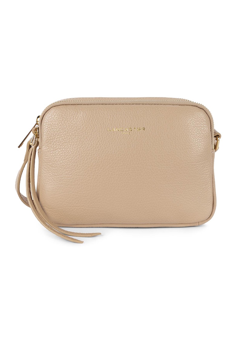 Geanta crossbody de piele City Philos Small Dune