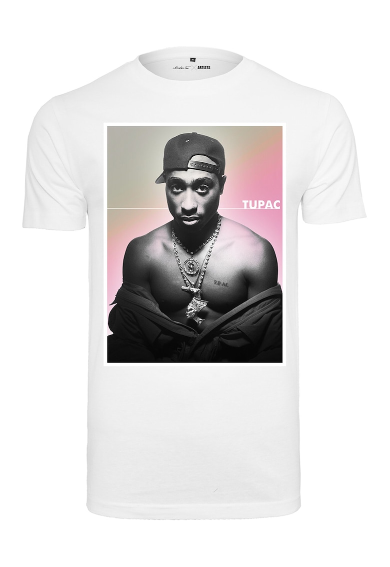 Tricou din bumbac cu imprimeu cu Tupac Shakur