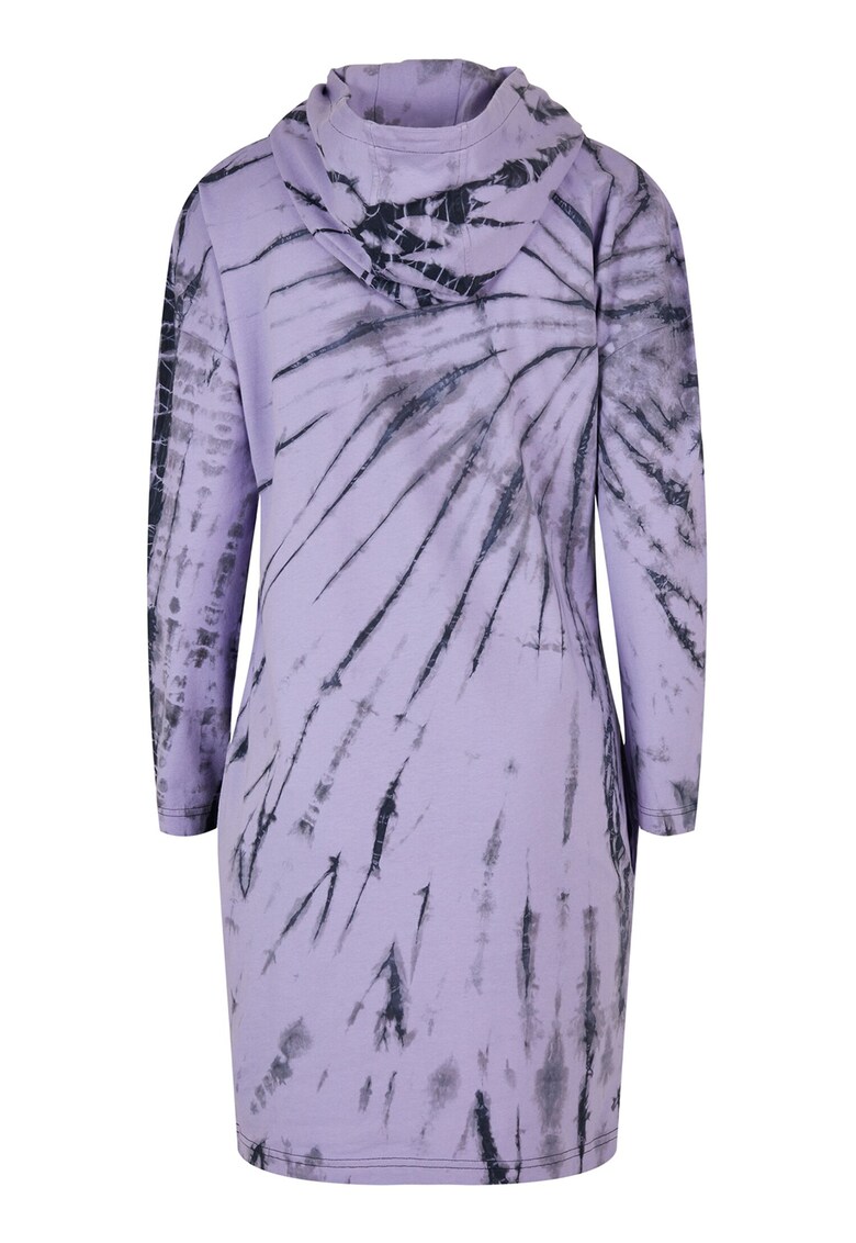 Rochie-hanorac cu model tie-dye