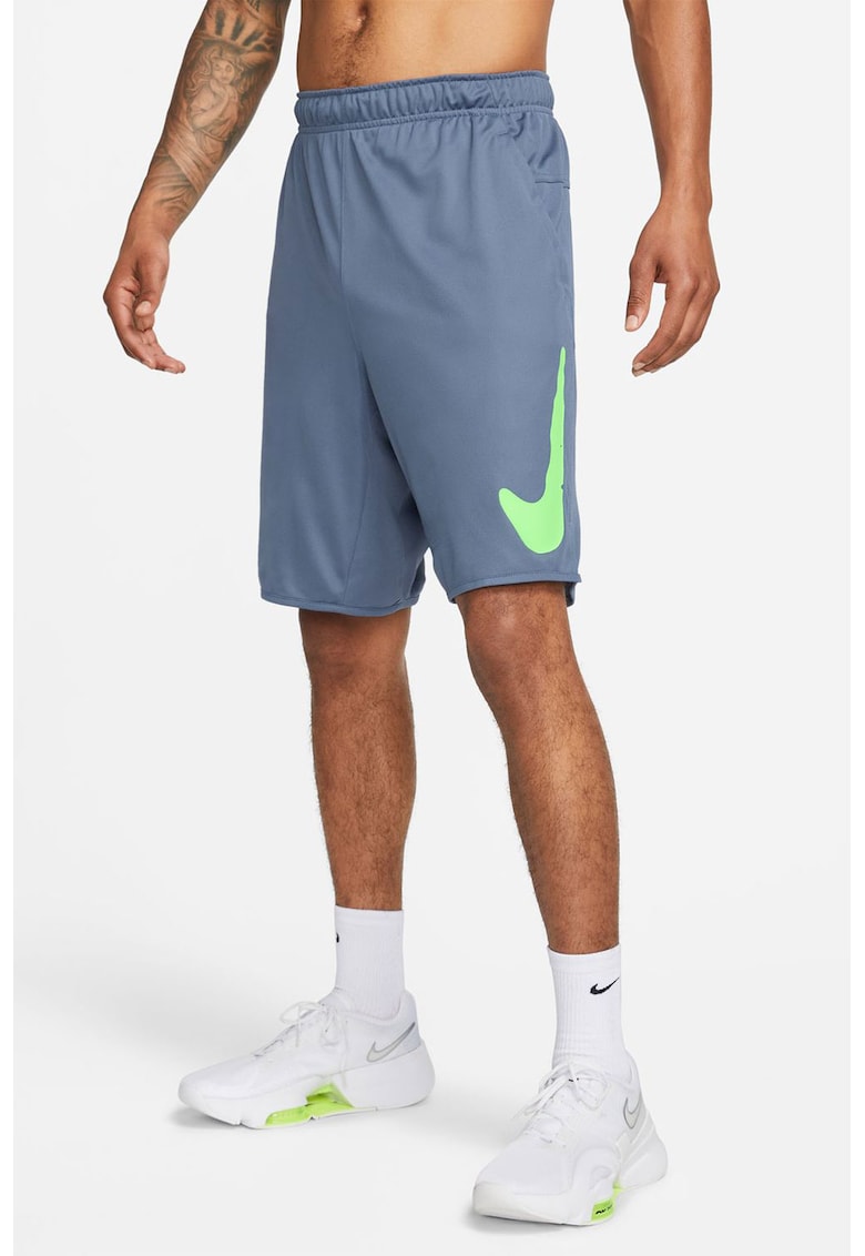 Pantaloni scurti pentru antrenament Totality Dri-Fit - Verde/Gri cenusiu