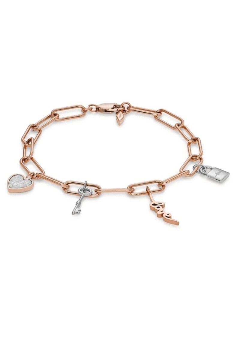 Bratara Elevated Charm Chain JOF00856791 - Rose gold