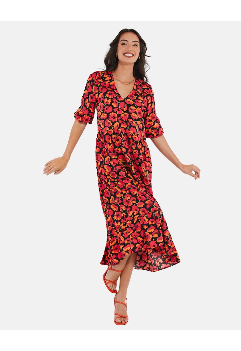 Rochie midi cu imprimeu floral lizzle 5681