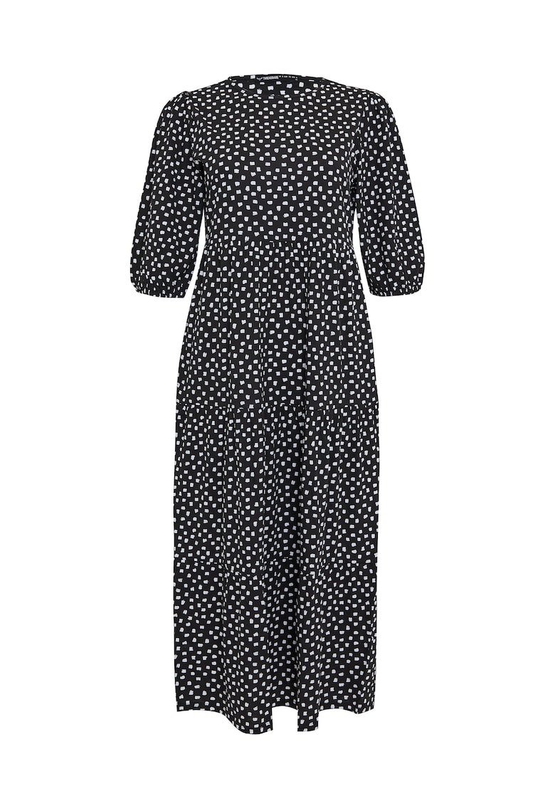 Rochie midi cu model stratificat finn 7195