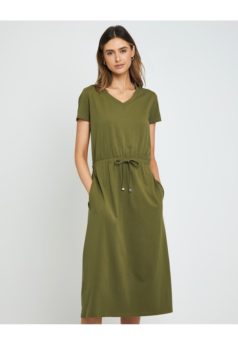 Rochie midi cu snur de ajustare Willow