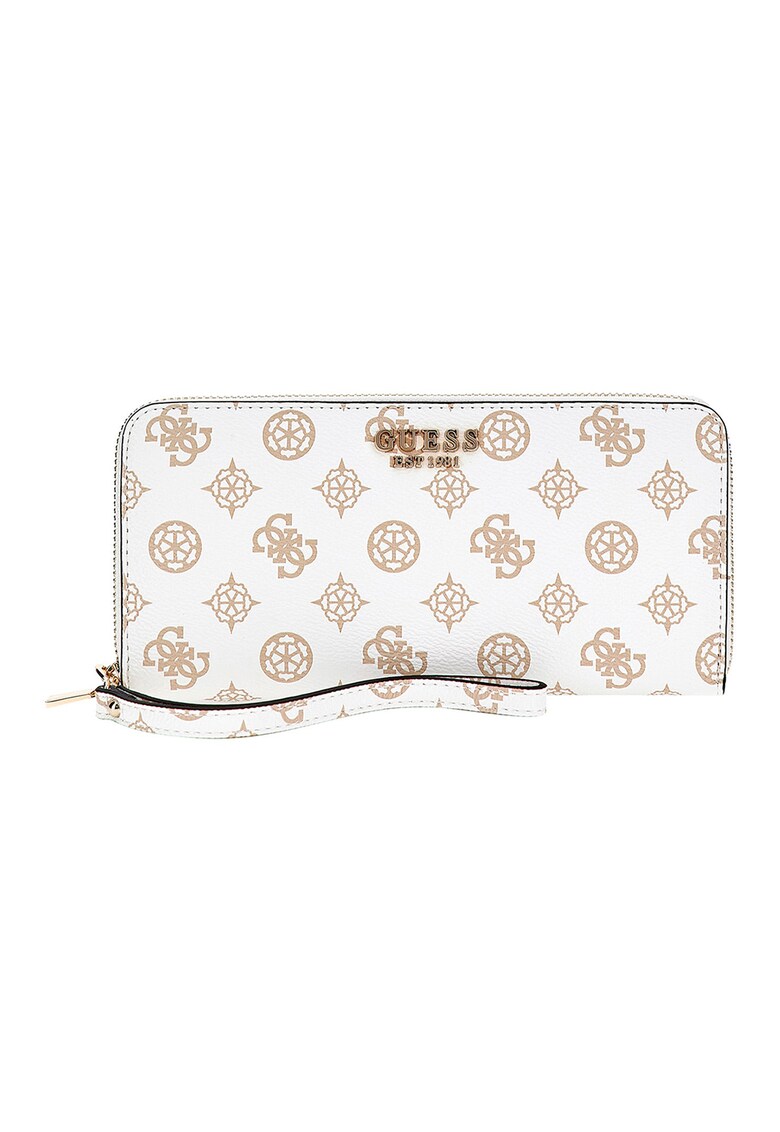 GUESS Портфейл Laurel с цип и монограм за Жени GUESS Портфейл Laurel с цип и монограм за Жени