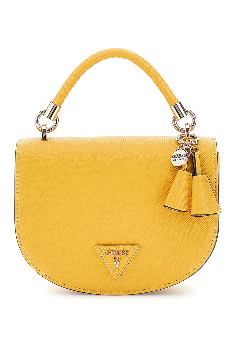 GUESS Чанта Gizele от еко кожа с релеф Сафиано за Жени GUESS Чанта Gizele от еко кожа с релеф Сафиано за Жени