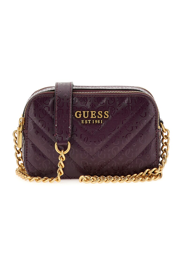 GUESS Чанта Jania с шарки за Жени GUESS Чанта Jania с шарки за Жени