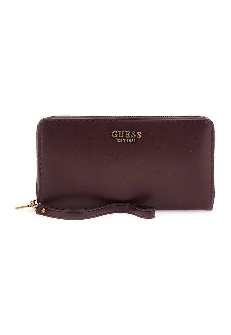 GUESS Портмоне Laurel от еко кожа с метално лого за Жени GUESS Портмоне Laurel от еко кожа с метално лого за Жени