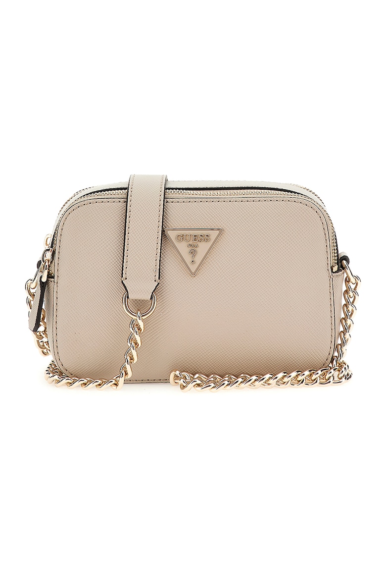 Geanta crossbody de piele saffiano sintetica Noelle